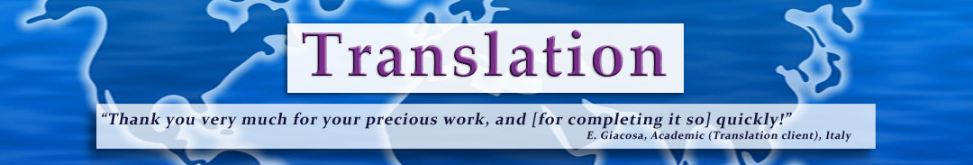 Academic translation services